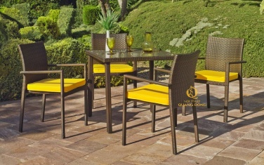 Bàn ghế giả mây QD-2023