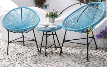 Bàn ghế giả mây QD-2029