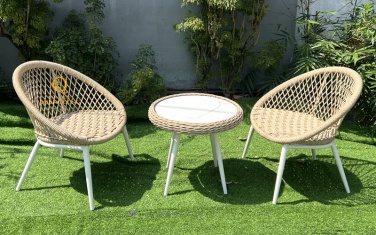 Bàn ghế giả mây QD-2110