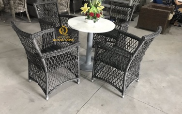 Bàn ghế giả mây QD-293