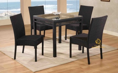 Bàn ghế giả mây QD-397