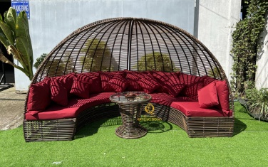 Sofa giả mây QD-655