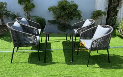 Bàn ghế giả mây QD-2087