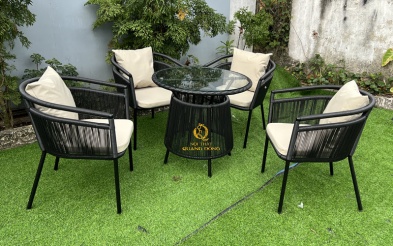 Bàn ghế giả mây QD-2088