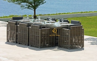 Bàn ghế giả mây QD-2089