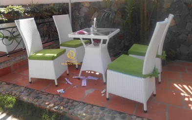 Bàn ghế giả mây QD-209