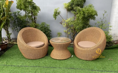 Bàn ghế giả mây QD-2094