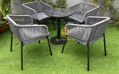 Bàn ghế giả mây QD-2096