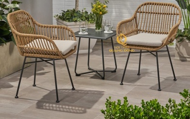 Bàn ghế giả mây QD-279