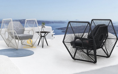 Bàn ghế giả mây QD-284