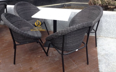 Bàn ghế giả mây QD-304
