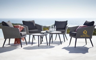 Bàn ghế giả mây QD-316