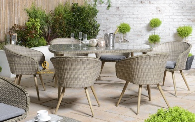 Bàn ghế giả mây QD-318