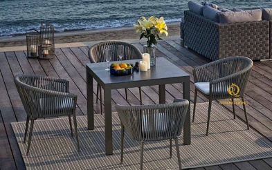 Bàn ghế giả mây QD-330