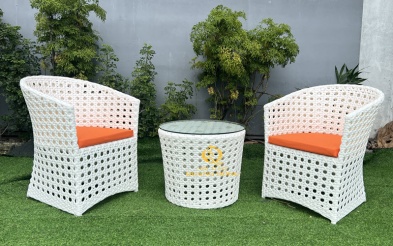 Bàn ghế giả mây QD-343