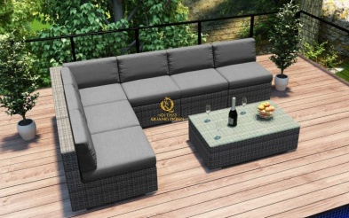 Sofa giả mây QD-728