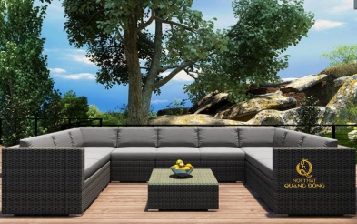 Sofa giả mây QD-734