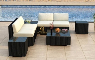Sofa giả mây QD-736
