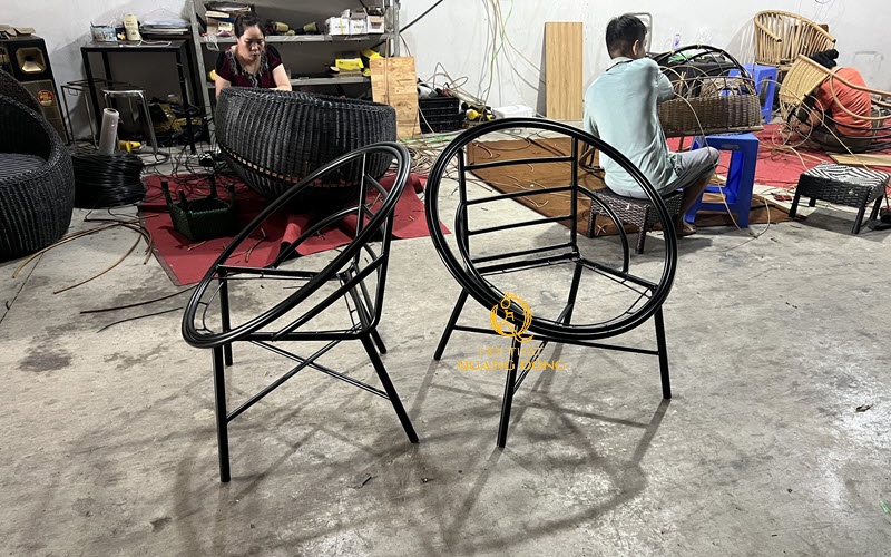 Bàn ghế giả mây QD-2115