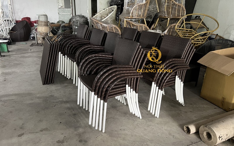Bàn ghế giả mây QD-2112