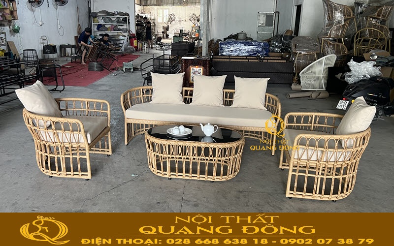 Sofa giả mây QD-684