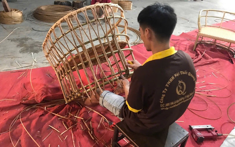 Sofa giả mây QD-684