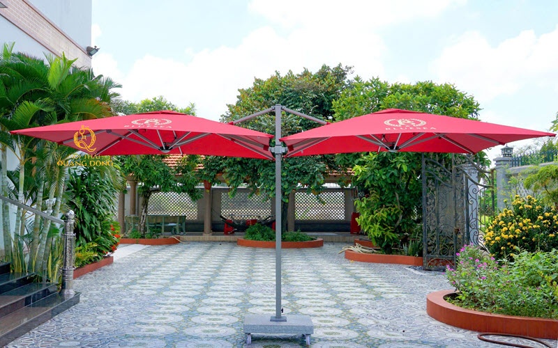 Dù lệch tâm đôi vuông 2.5 mét