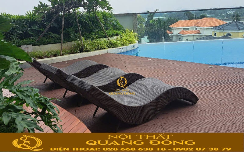 Ghế nằm hồ bơi QD-1279