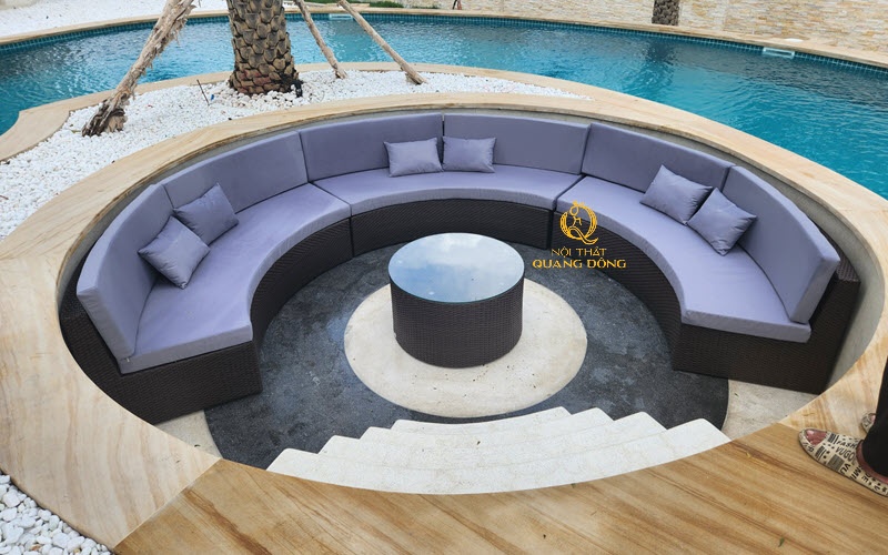 Sofa giả mây QD-742