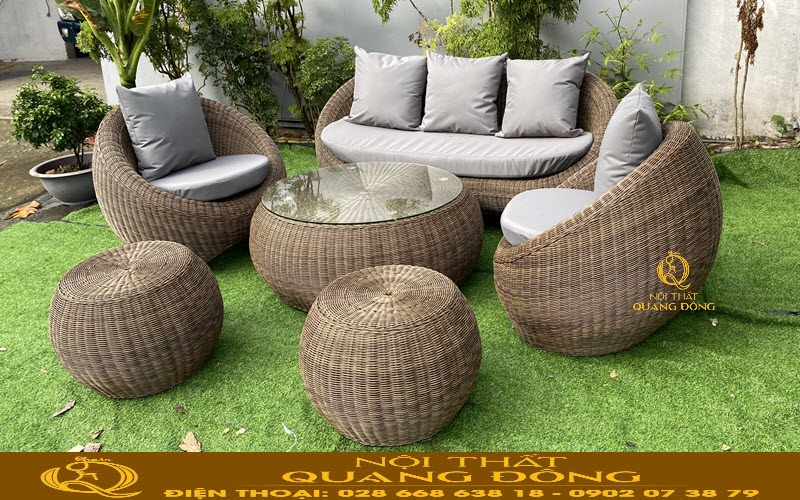 Sofa giả mây QD-746