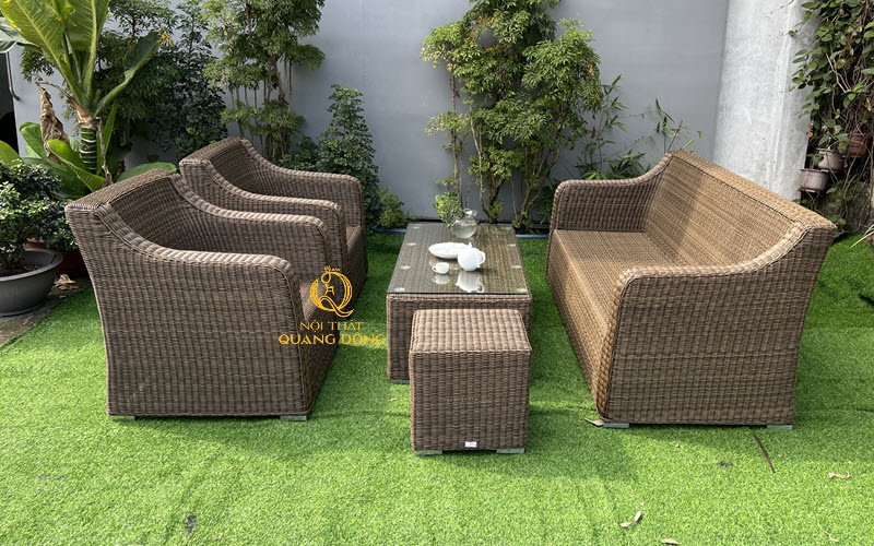 Sofa giả mây QD-748