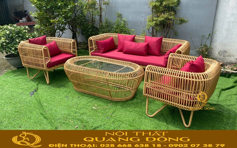 Sofa giả mây QD-754