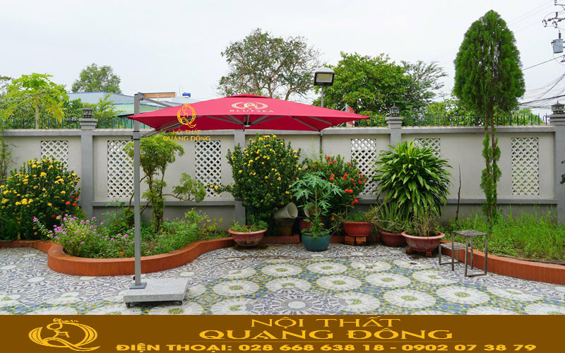 Dù che nắng lệch tâm với khả năng điều chỉnh linh hoạt cao