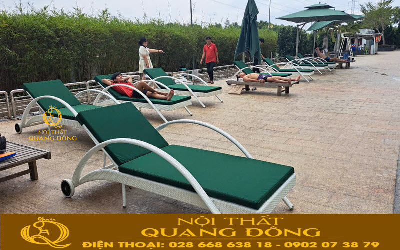 Ghế hồ bơi QD-1280 được khách hàng tại Chung cư Nam Hoàng Anh lựa chọn