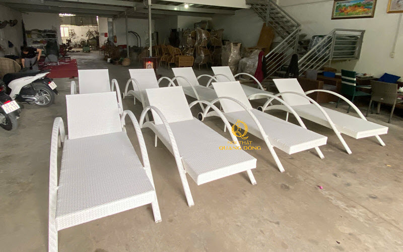 Ghế hồ bơi QD-1280 được sản xuất theo yêu cầu tại Nội Thất Quang Đông