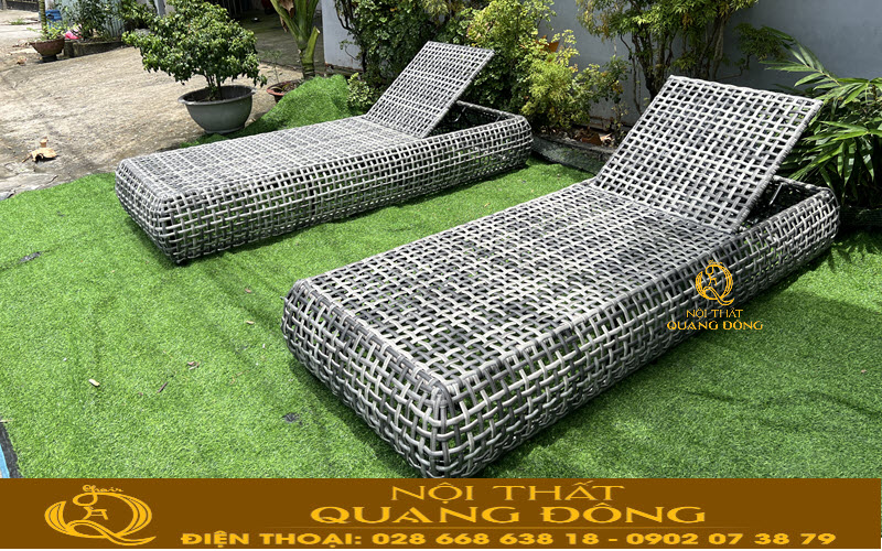 Ghế hồ bơi QD-1281 thiết kế chế độ ngả lưng tiện lợi
