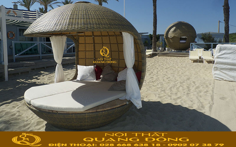 Giường tắm nắng QD-535 thiết kế kiểu dáng hoàn toàn mới lạ, tạo hình chắc chắn