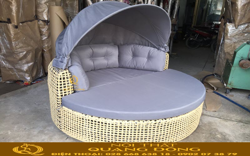 Mái che sử dụng vải Polyester chống thấm trượt nước