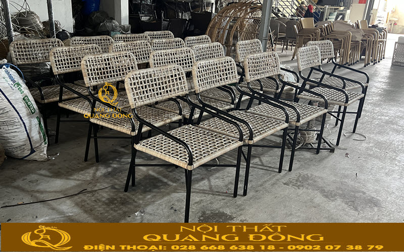 Cơ sở sản xuất ghế giả mây chuyên dụng ngoài trời