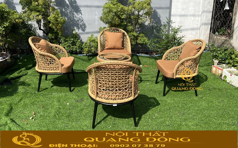 Chất liệu mây nhựa an toàn cho người dùng trong quá trình sử dụng