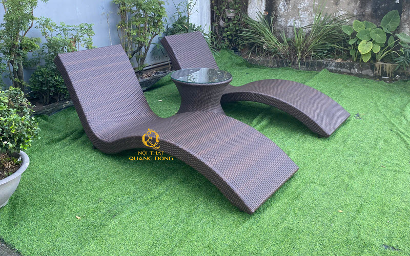 Ghế tắm nắng có kết cấu chắc, chịu lực tốt